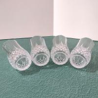 Vintage Cristal D'Arques Longchamp Crystal Highball Glasses, Set of Four, 8 Ounce Tumblers