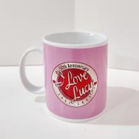 Vintage 50th Anniversary I Love Lucy Coffee Tea Mug, Episode 39 Job Switching, Lucille Ball Collectible