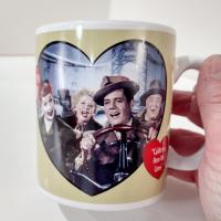 Vintage 50th Anniversary I Love Lucy Coffee Tea Mug, Episode 110 California Here We Come