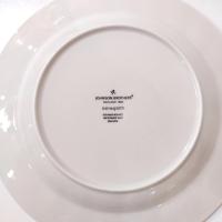 Vintage Johnson Brothers His Majesty Turkey Dinner Plates, Set of Two, England 1883 Backstamp