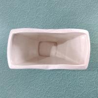 Vintage McCoy Brown Rose Ceramic Heart Double Arch Vase, 1950's Mccoy Pottery