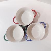 Mikasa Emma Double Handled Soup Bowls, Set of Three, Stackable Oversized Bowls