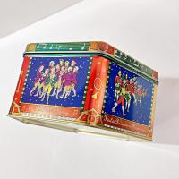 Vintage Milky Way 2000 Limited Edition Partridge in a Pear Tree Hexagonal Tin Storage Container, Holiday Christmas Cookie Tin