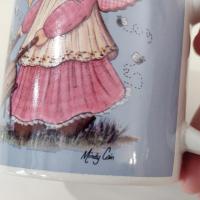 Vintage Mindy Cain Gardening Angel Mugs, Set of Three