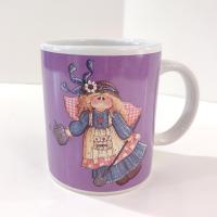 Vintage Mindy Cain Gardening Angel Mugs, Set of Three