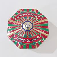 Vintage 1997 M&Ms Limited Edition Village Series Carousel Merry Go Round Christmas Holiday Tin, M and M's Collectible Storage Container