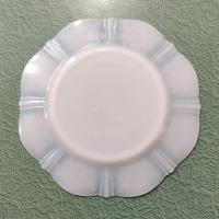 Vintage Macbeth Evans American Sweetheart Monax Glass Salad Dessert Appetizer Plates, Set of Four, 1930's Depression Glassware