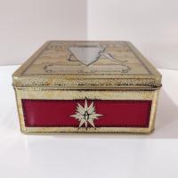 Vintage Famous Moravian Cookie Company Spice Cookie Tin, Wilkerson Bakery Old Winston Salem North Carolina Mickey Coffee Pot Tin Container