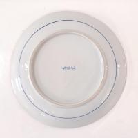 Vintage Andrea by Sadek Blue Mum 10" Serving Bowl with Scalloped Edges