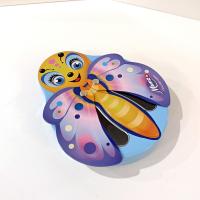 Munz Swiss Chocolates Butterfly Tin Box, Whimsical Storage Tin