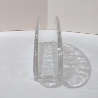 Vintage Princess House Fantasia Floral Pressed Glass Napkin Holder, Poinsettia Flower Desk Letter Holder Organizer