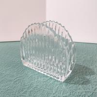 Vintage Princess House Royal Highlights Crystal Napkin Holder, Letter Desk Organizer