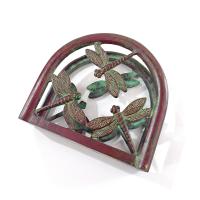 Vintage Dragonfly Metal Napkin Holder