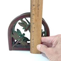 Vintage Dragonfly Metal Napkin Holder