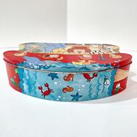 Vintage Wolfgang Candy Noah's Ark Rocking Tin Box Storage Container, Jungle Grahams Animal Motif Cookie Tin