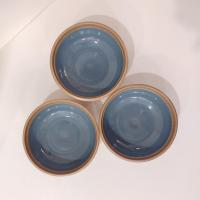 Vintage Noritake Madera Spruce Stoneware Coupe Cereal Soup Bowls, Set of Three