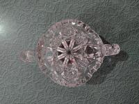 Vintage Antique Imperial Nucut Glass Sugar Bowl