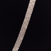 Vintage Gold Toned Reversable 24 Inch Flat Nugget Chain Necklace
