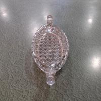 Antique Imperial Glass Nucut Relish Dish, Vintage EAPG Glass Tray