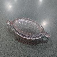 Antique Imperial Glass Nucut Relish Dish, Vintage EAPG Glass Tray