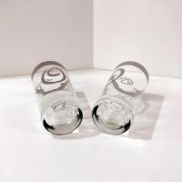 Vintage Glastonbury Lotus Monogram Platinum Letter O Highball Glasses, Set of Two