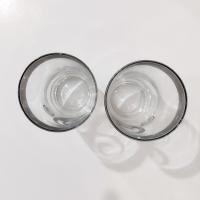 Vintage Glastonbury Lotus Monogram Platinum Letter O Highball Glasses, Set of Two