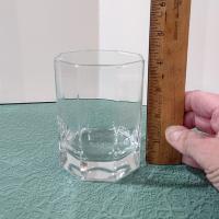 Vintage Cristal D'Arques Durand Octime Clear 12 ounce Double Old Fashioned Glasses, Set of Three Octagonal Clear Lowball Whiskey Glass