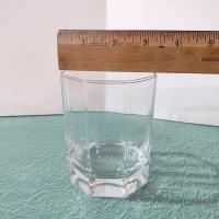 Vintage Cristal D'Arques Durand Octime Clear 12 ounce Double Old Fashioned Glasses, Set of Three Octagonal Clear Lowball Whiskey Glass