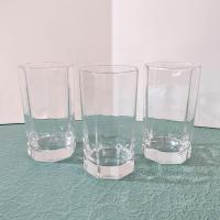 Cristal D'Arques Durand Octime Clear 12 Ounce Flat Tumbler Glasses, Set of Three
