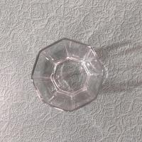 Vintage Cristal D'Arques Durand Octime Clear 12 Ounce Flat Tumbler, Octagonal Clear Highball Glass