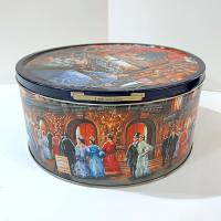 Vintage Jacobsens Bakery Denmark Night at the Opera Large Round Cookie Tin