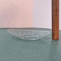 Antique Oval Pickle Dish, US Glass State of Oregon Beaded Loop Pattern
