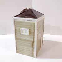 Vintage Otagari 1980 Town Row House Ceramic Cannister, House Cookie Jar