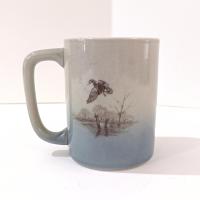 Vintage Otagiri Flying Ducks Ceramic Coffee Tea Mug, Duck Hunter Gift