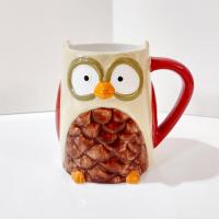Vintage Owl Ceramic Coffee Tea Mug