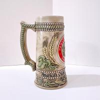 Vintage Pabst Brewing Company Since 1844 Ceramic Beer Mug, Ceramarte Brazil Collectible Beer Stein