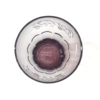 Vintage Purple Coca Cola Glass, McDonald's 1990's Coke Glass by Libbey