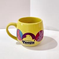 Vintage Yellow Peeps Marshmallow Candies Ceramic Coffee Tea Mug