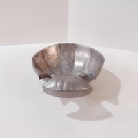 Pewter Shell Fish Tale Decorative Bowl, Candy Nut Dish, Trinket Dish, Dip Sauce Bowl, Soap Dish