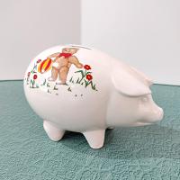 Vintage 1984 Teddy Bears by Mason's Ironstone Piggy Bank, Made in England