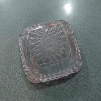 Antique Square Berry Bowl,  Adams and Company Plume Pattern Fruit Bowl / Centerpiece Bowl