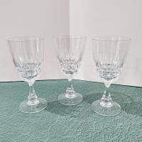 Vintage Cristal D'Arques Durand Pompadour Crystal Wine Glass Water Goblet