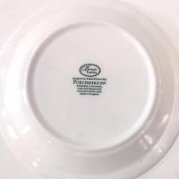 Vintage Portmeirion Botanic Garden Trailing Bindweed Soup Bowl, Butterfly Floral Serving Bowl