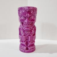 Vintage Joker Geeki Tiki Purple Ceramic Figurative Cup Mug, Batman Collectible