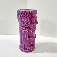 Vintage Joker Geeki Tiki Purple Ceramic Figurative Cup Mug, Batman Collectible