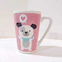 Vintage Puppy Dog and Heart Puppy Love Ceramic Mug