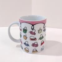 Vintage Novelty Purses Coffee Tea Ceramic Mug, Purse Lover Gift