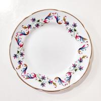 Vintage Royal Tara Raphoe Salad Plates, Set of Four, Irish Bone China