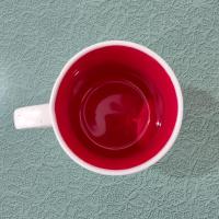 Vintage Sheffield Home Rainbow Heart Ceramic Mug, Oversized 18 Ounce Coffee Mug