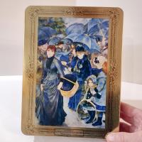 Vintage Renoir The Umbrellas Decorative Storage Tin, Les Parapluies Rectangular Metal Tin Box